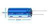 2.7V 50F Supercapacitor 18x41mm