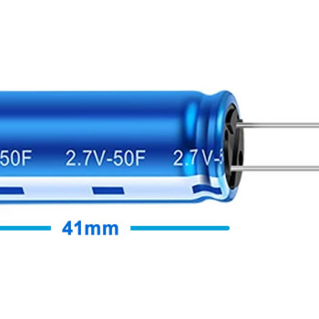 2.7V 50F Supercapacitor 18x41mm