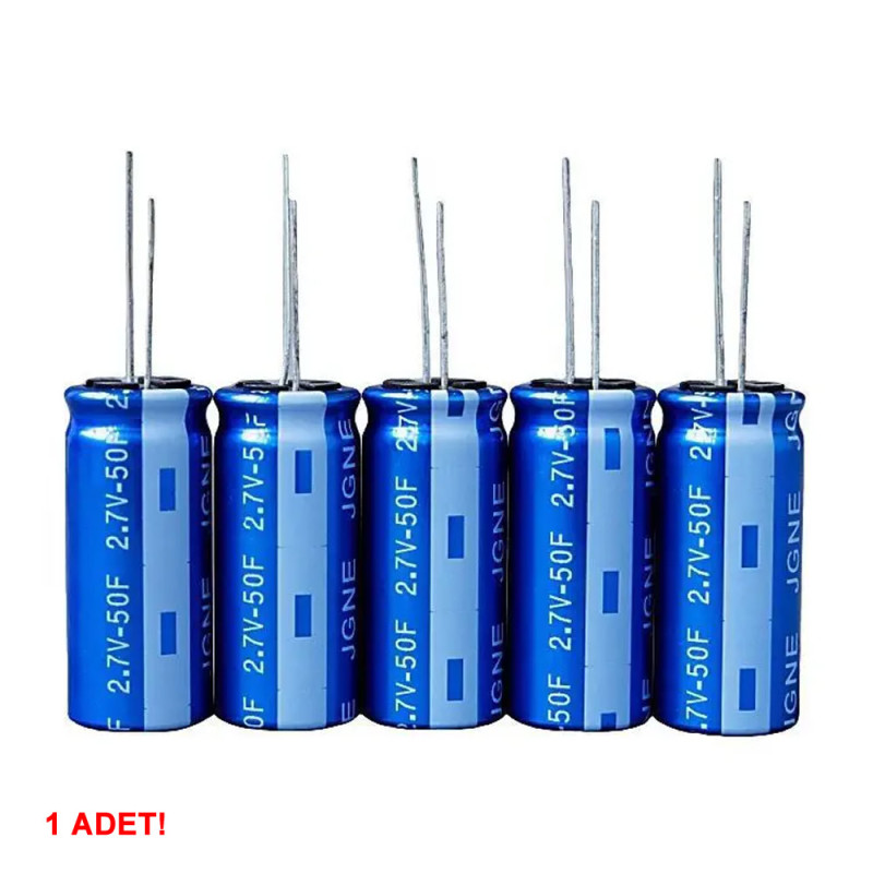 2.7V 50F Supercapacitor 18x41mm