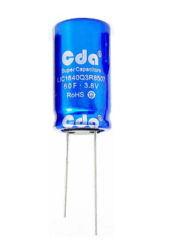 3.8V 80F Supercapacitor 10x20 LIC1020Q3R8806