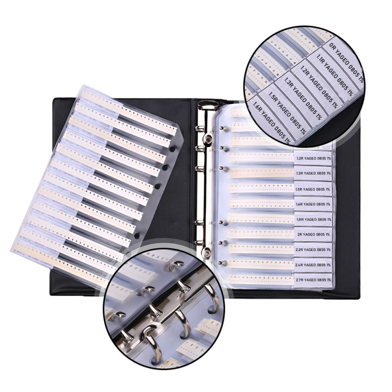 4250 Piece Smd 0805 Resistor Set Book