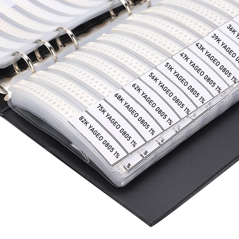 4250 Piece Smd 0805 Resistor Set Book
