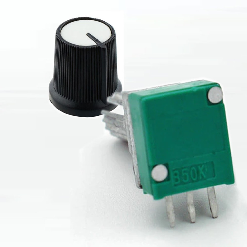50kohm Potentiometer With Knob 3 Pin