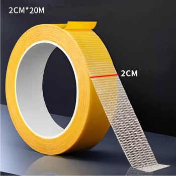 Braided Double Sided Tape 20mm 20 Meters