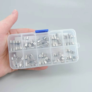Glass Tube Fuse Set 100 Pcs