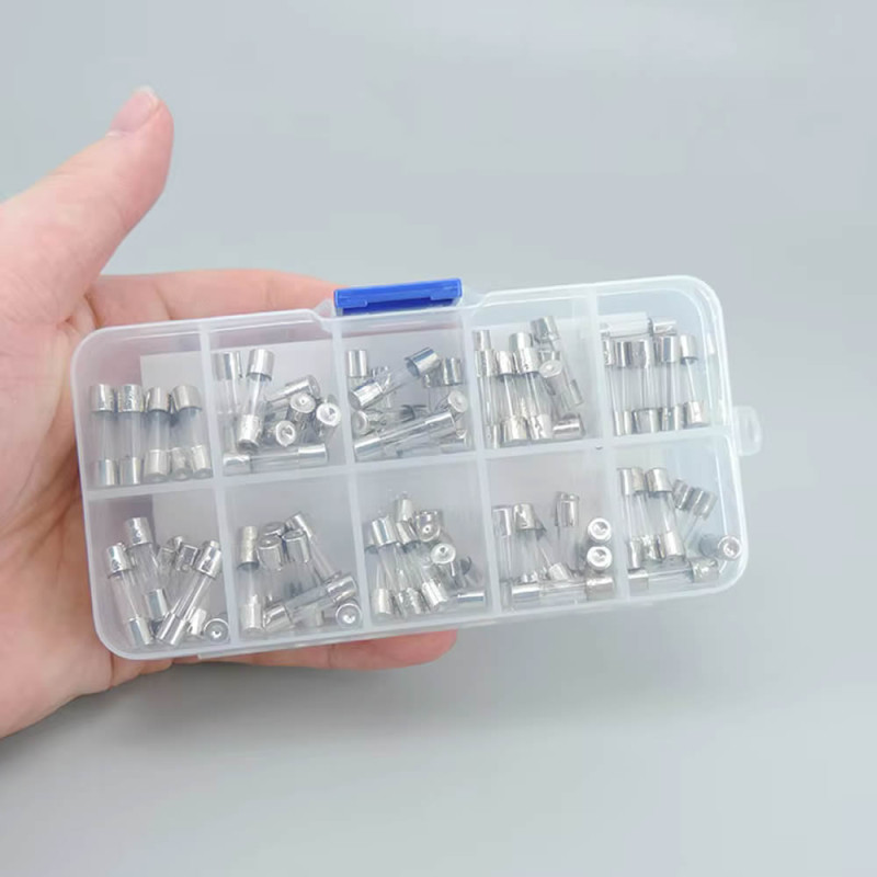 Glass Tube Fuse Set 100 Pcs