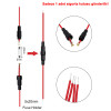 240mm Wired 5x20mm Glass Fuse Holder