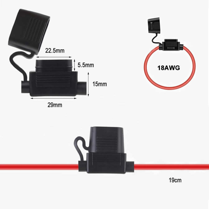 Standard Type Fuse Holder Waterproof