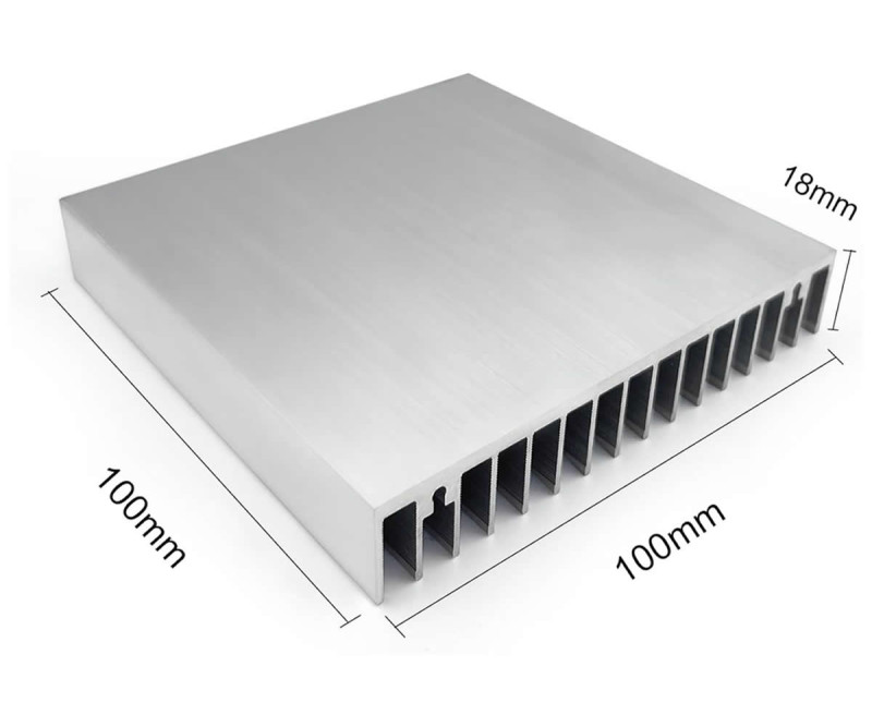 10cmx10cmx1.8cm Aluminum Heatsink