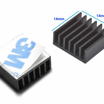 14x14x6mm Alüminyum Soğutucu