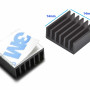 14x14x6mm Aluminum Heatsink