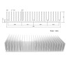 150mm x 60mm x 25mm Aluminum Heatsink