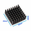 25mmx25mmx10mm Aluminum Heatsink