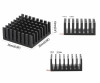25mmx25mmx10mm Aluminum Heatsink