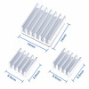 3 Piece Aluminum Heatsink Set