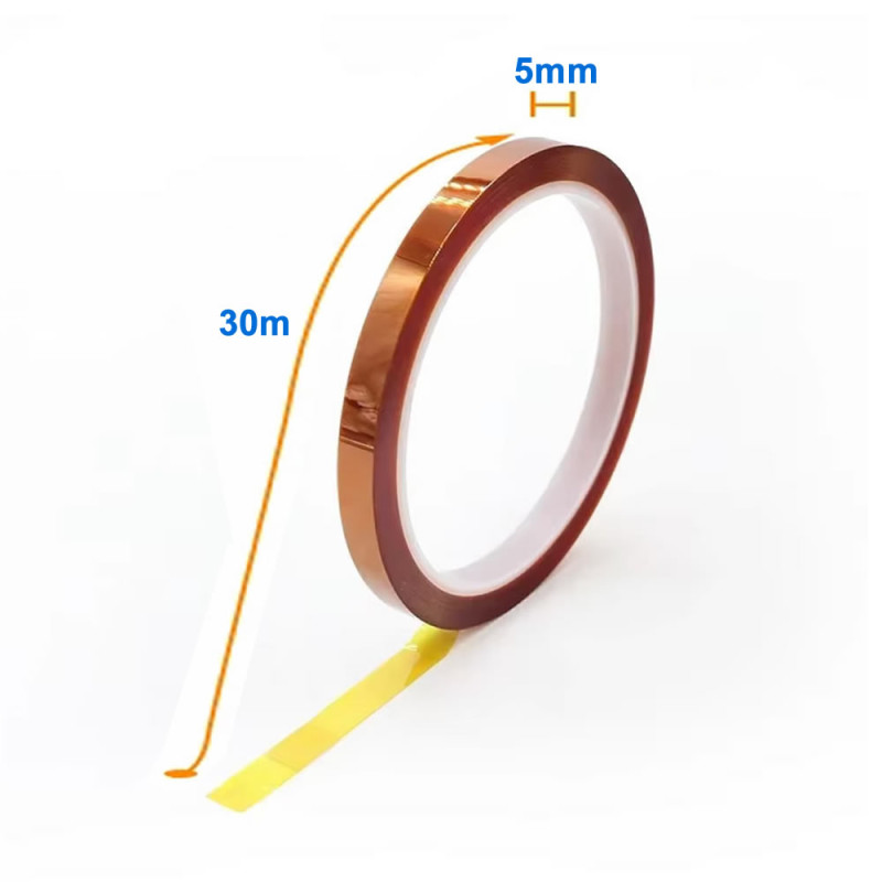 Kapton Tape 5mm x 30 Meters