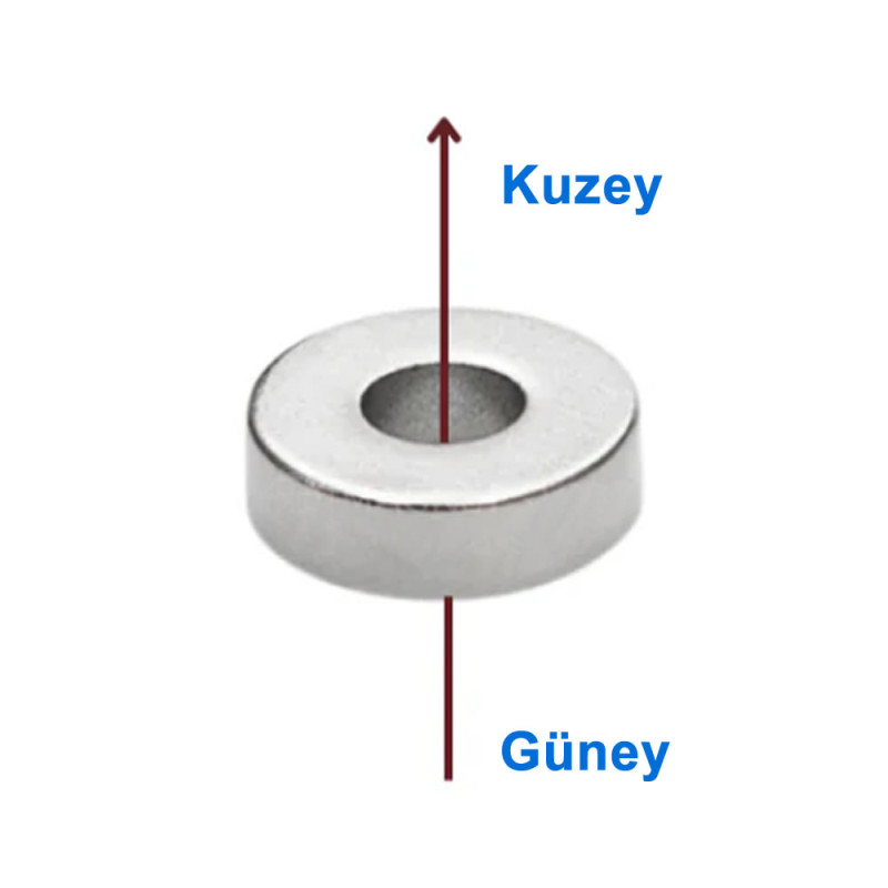 10X3mm - 3mm Countersunk Magnet 4 Pieces