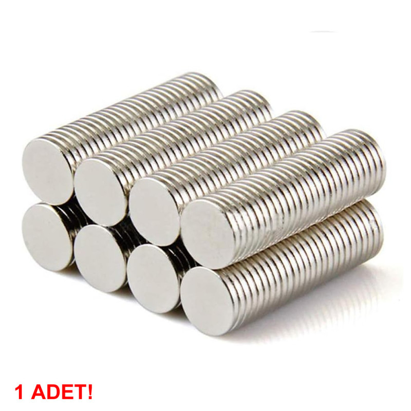 12mm x 1.5mm Round Magnet 4 Pieces