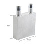 4x4cm Liquid Aluminum Cooling Block