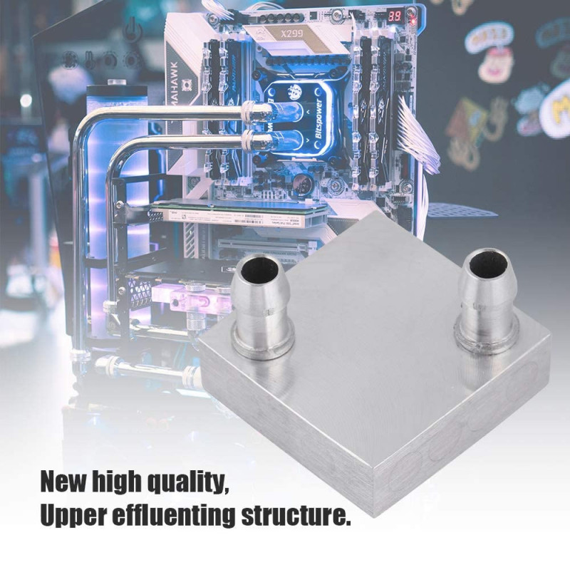 4x4cm Aluminum Cooling Block 90 Degrees