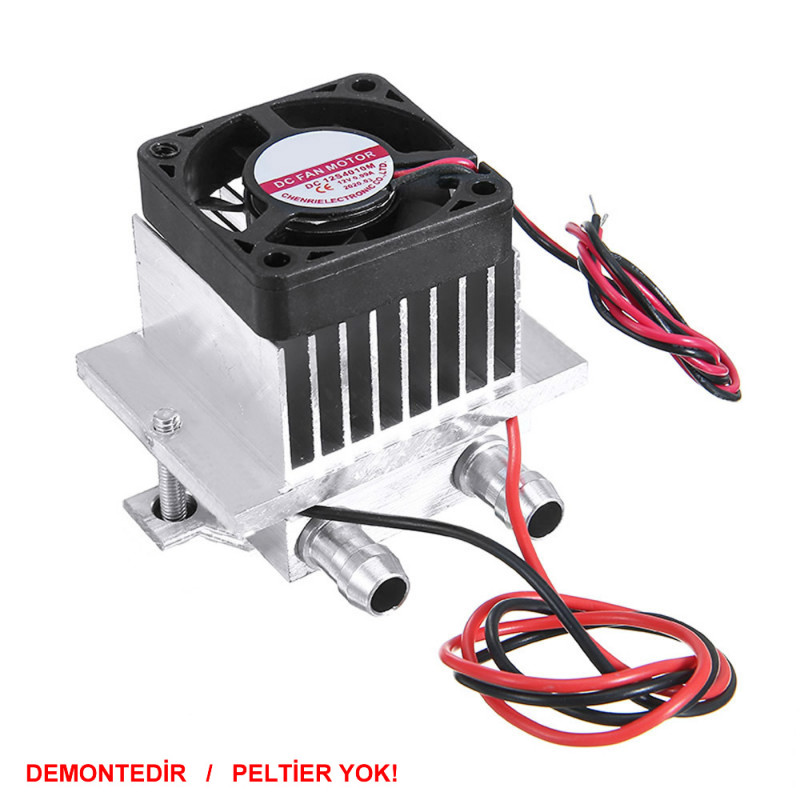 Disassembled Peltier Water Cooler Set Small