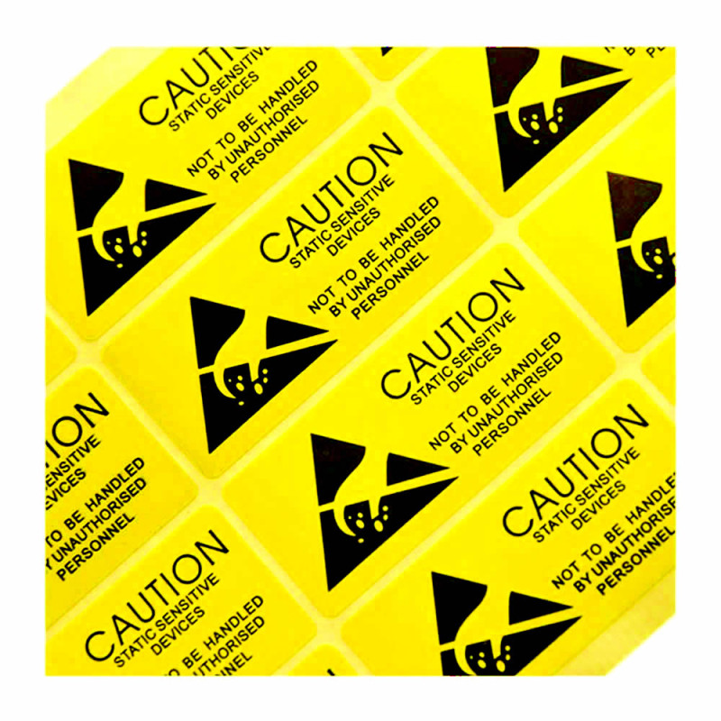 Antistatic Warning Label 10 Pieces