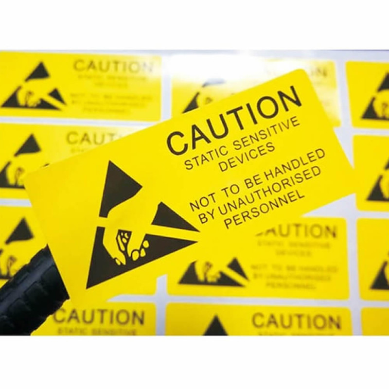 Antistatic Warning Label 10 Pieces