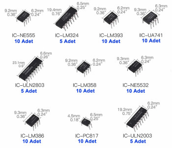 85 Piece 10 Type IC Set