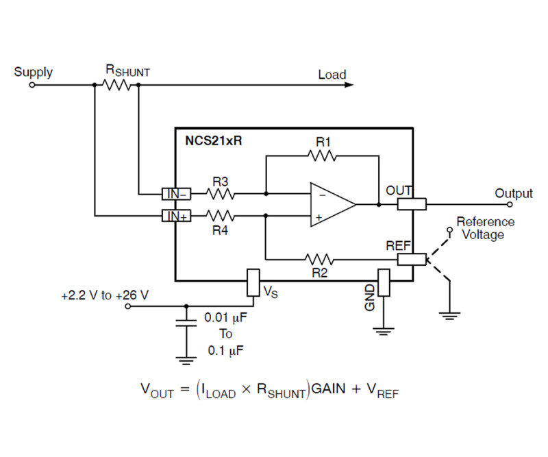 NCS214RSQT2G Current Sense Amplifier