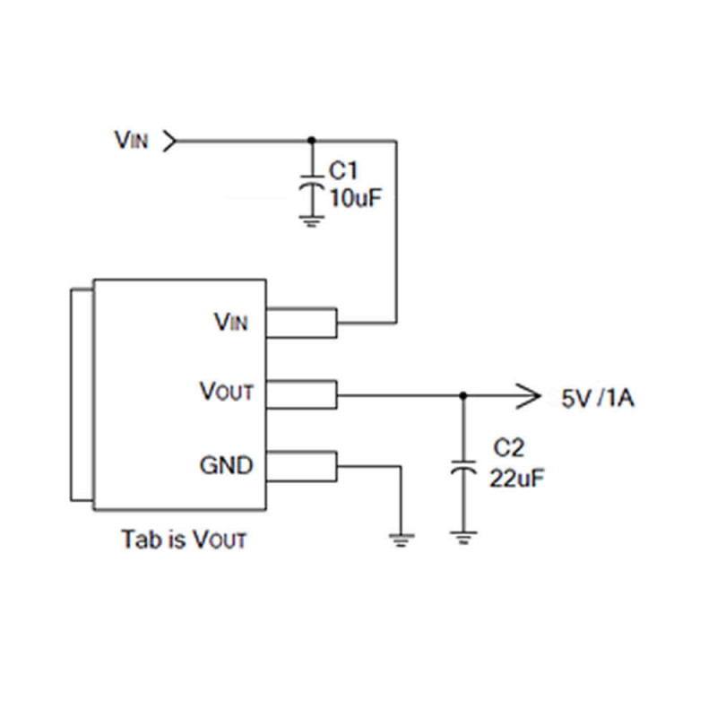 AP1117E50G 5V Sot223 Ldo Regulator