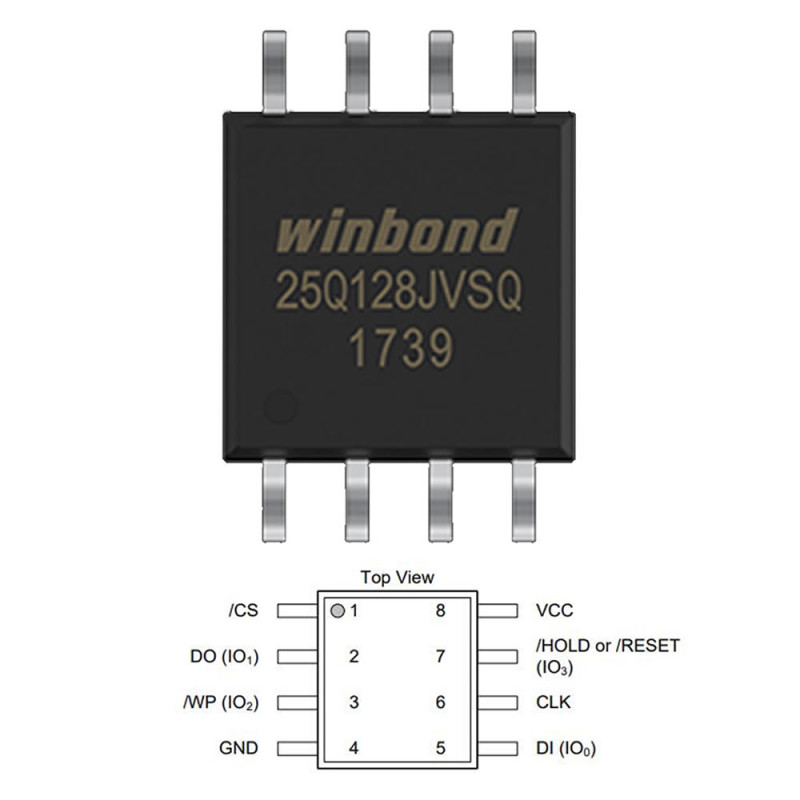 W25Q128JVSQ Winbond 128M-bit Serial Flash