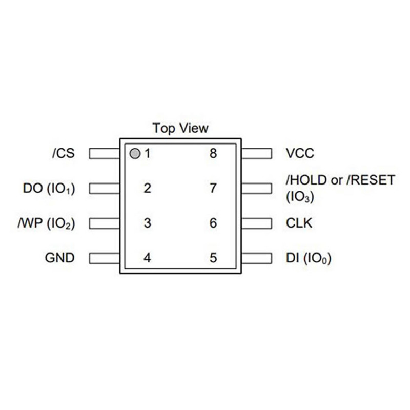 W25Q128JVSQ Winbond 128M-bit Serial Flash