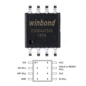 W25Q64JVSIQ Winbond 64M-bit Serial Flash