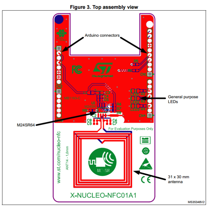 X-NUCLEO-NFC01A1 NFC RFID BOARD