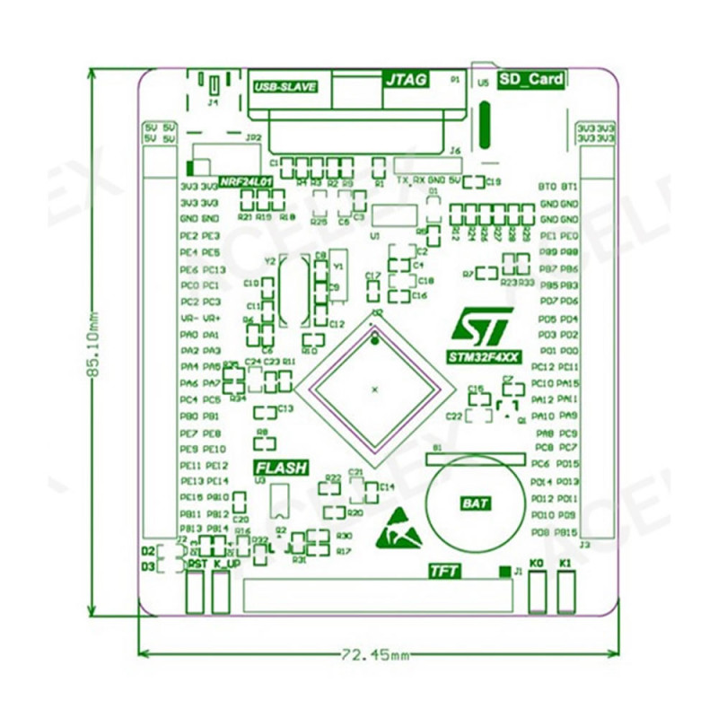 STM32F407VET6 Development Board