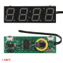 3 in 1 Voltmetre Termometre Saat