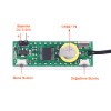 3 in 1 Voltmetre Termometre Saat