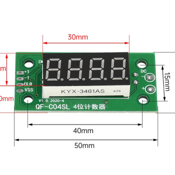4 Bit Sayıcı Modül 0.36