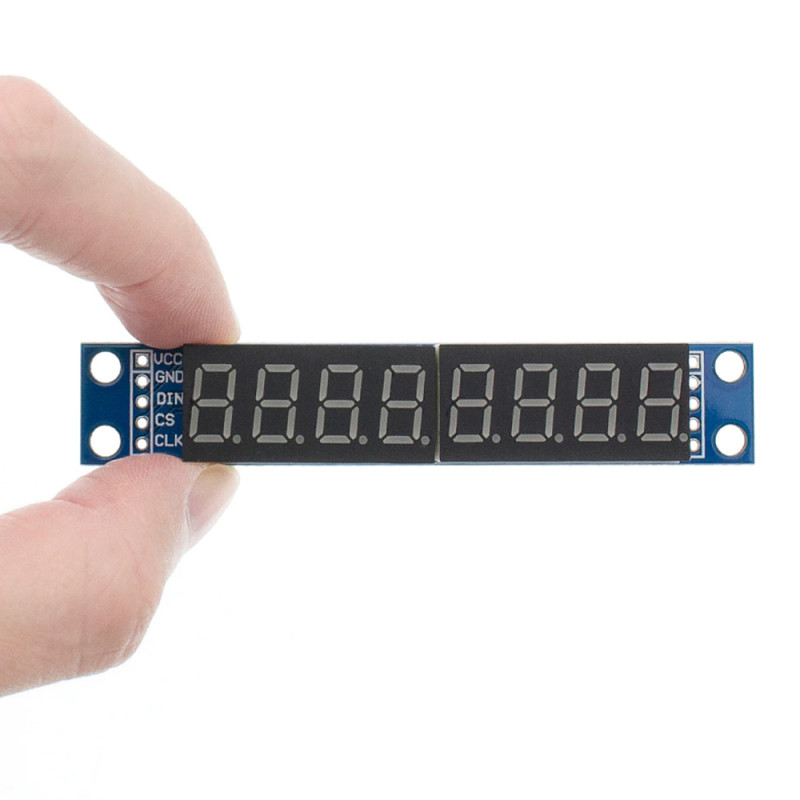 MAX7219 8 Digit Serial 7 Segment Display