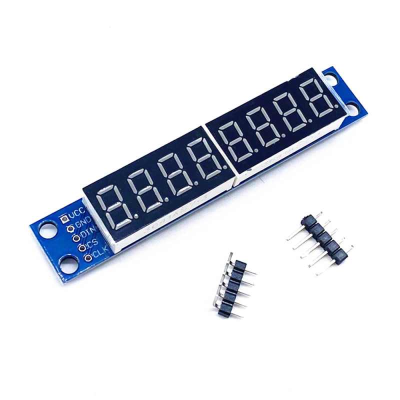 MAX7219 8 Digit Serial 7 Segment Display