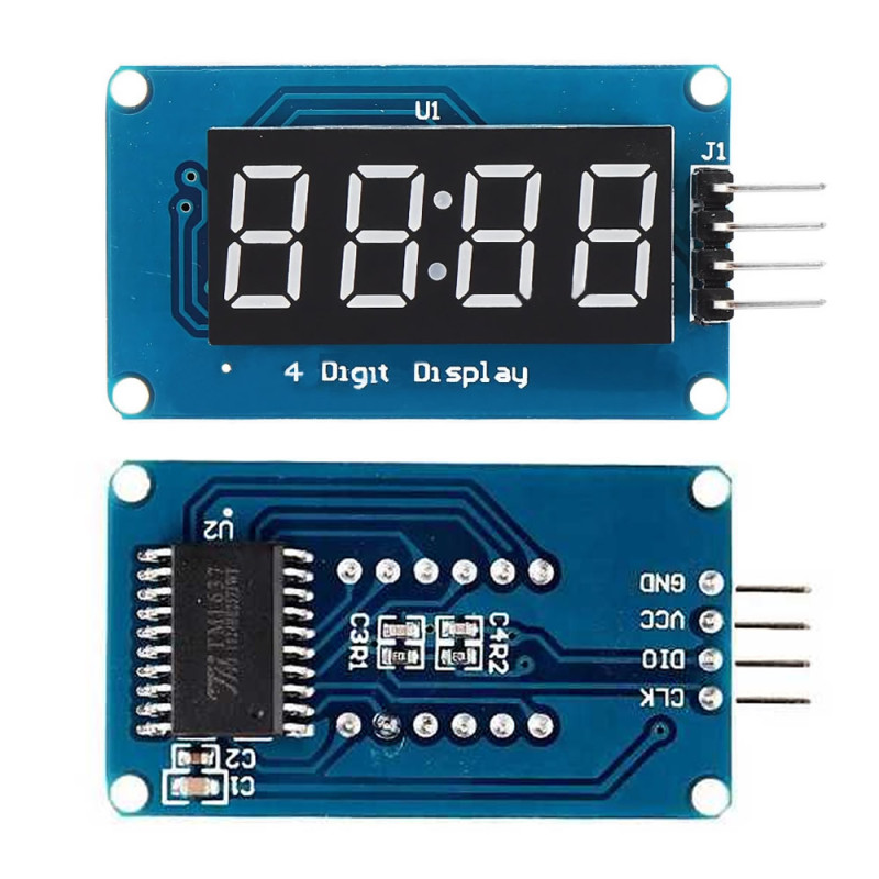 TM1637 4 Digit Serial 7 Segment Display