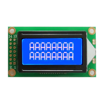 0802A 8x2 Character Lcd Module Blue