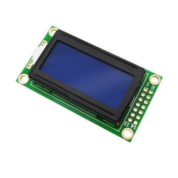 0802A 8x2 Character Lcd Module Blue