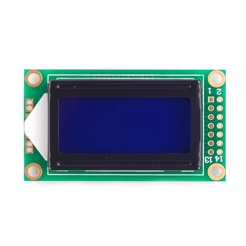 0802A 8x2 Character Lcd Module Blue