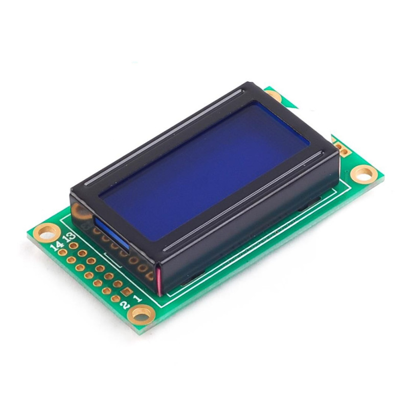 0802A 8x2 Character Lcd Module Blue