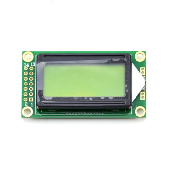 0802A 8x2 Character Lcd Module Green