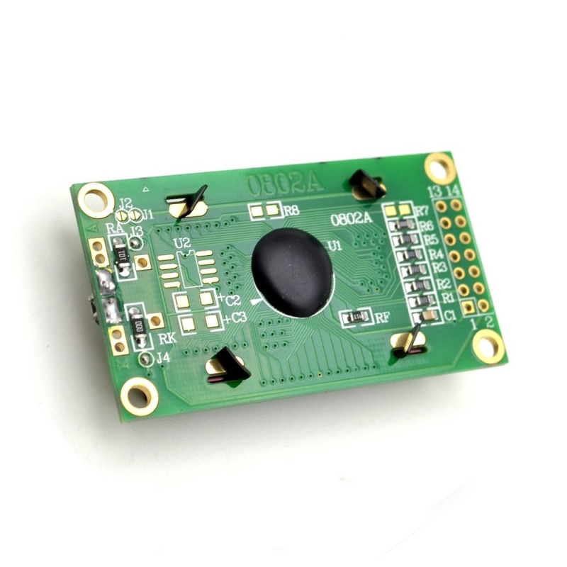 0802A 8x2 Character Lcd Module Green