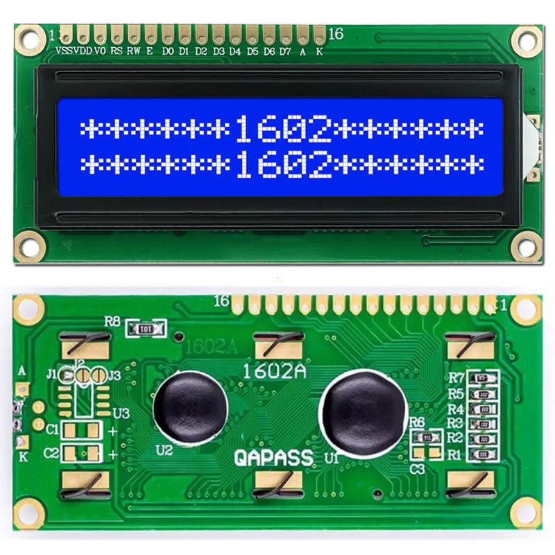 1602A 16x2 Character LCD Blue
