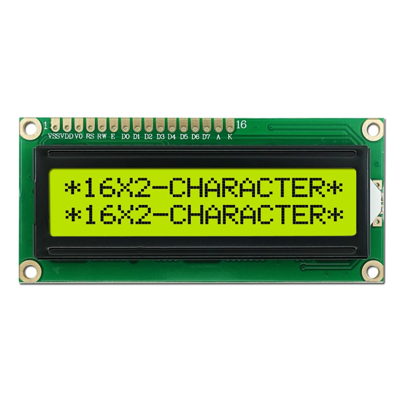 1602A 16x2 Character LCD Green