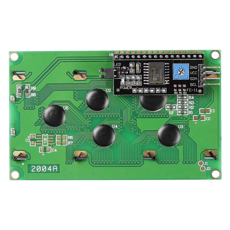 20x4 IIC Serial Blue LCD 2004A